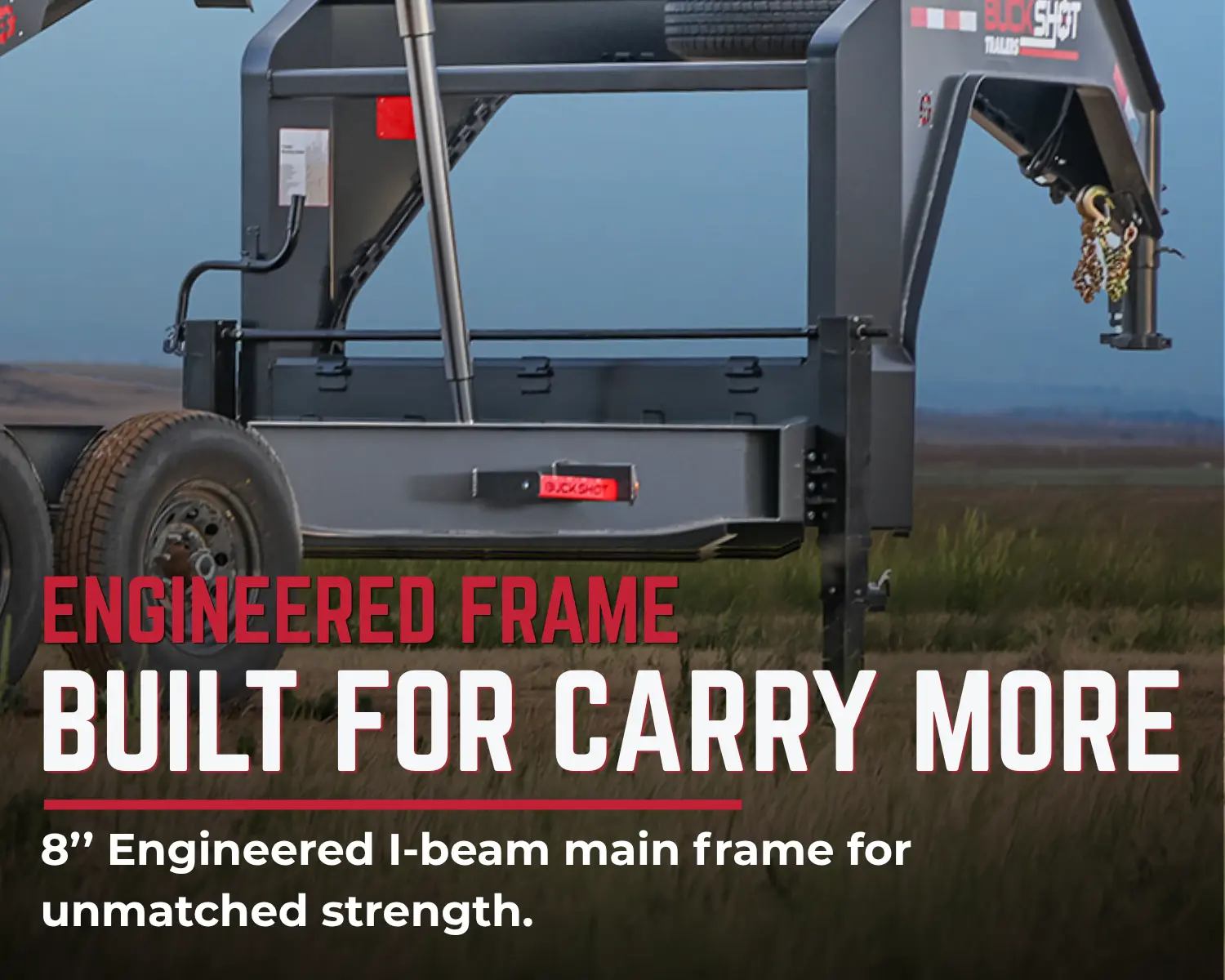 GTX engineered frame and telescopic lift, built to carry more