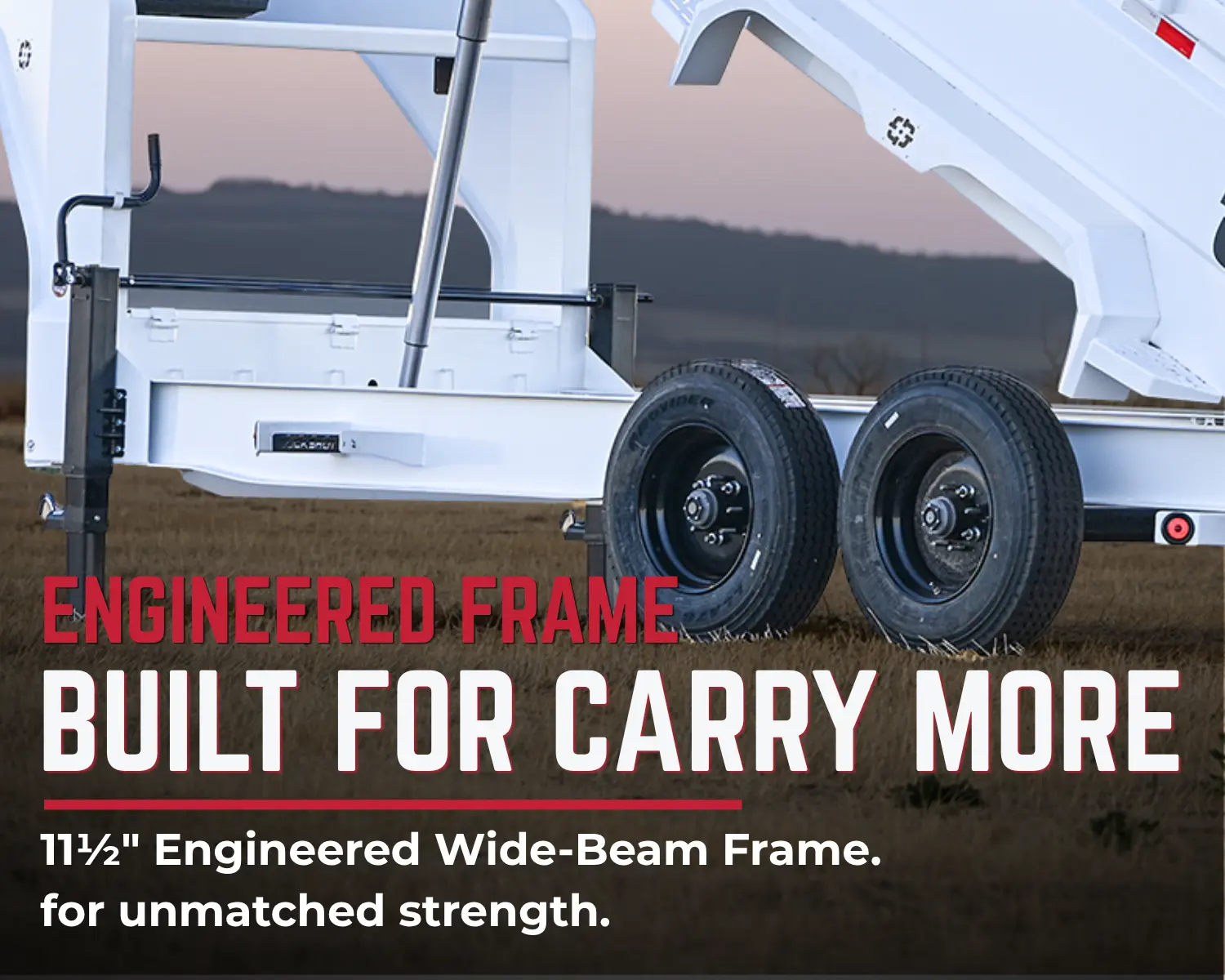 GTS 316 engineered frame and telescopic lift, built to carry more