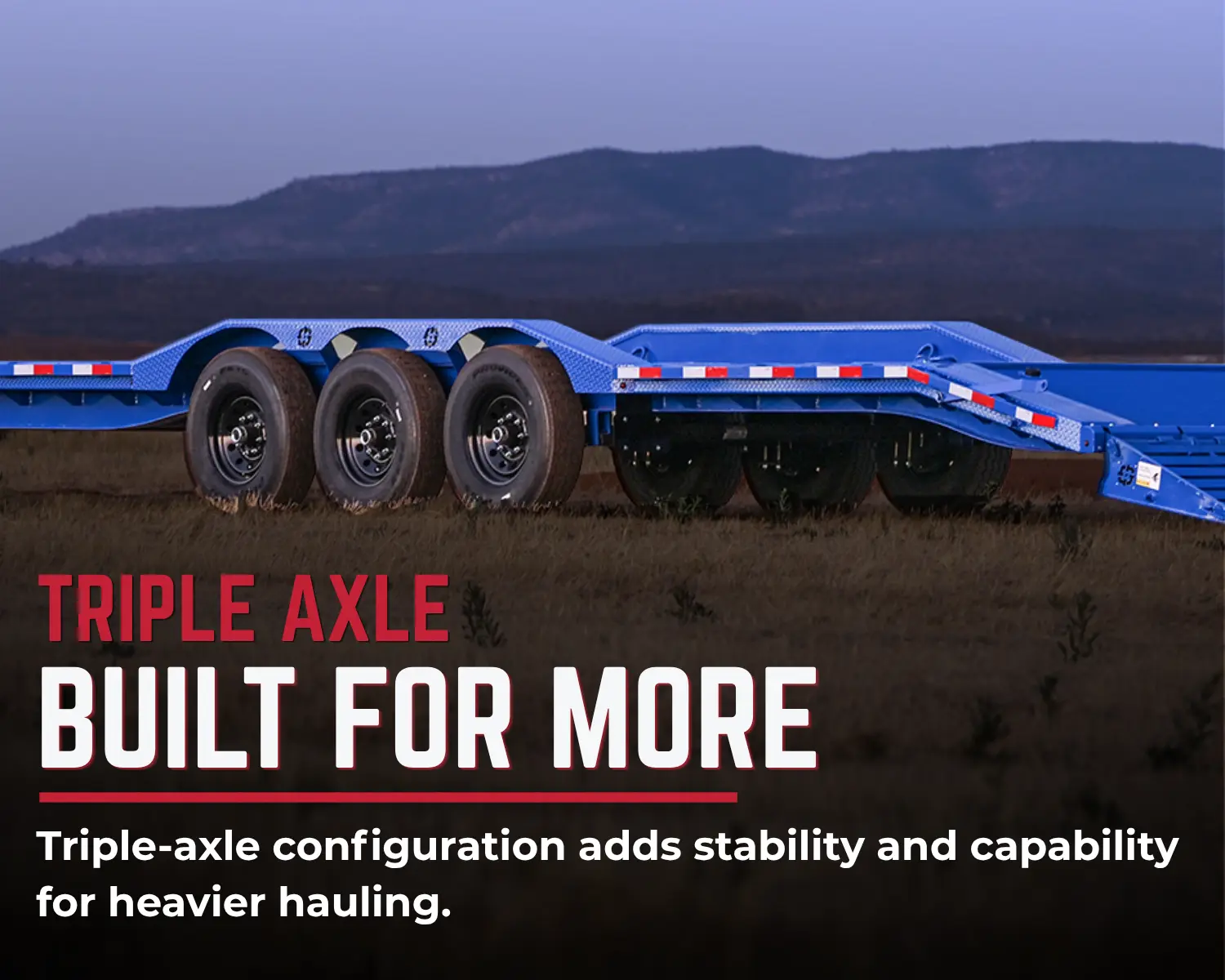 AR XR equipment trailer AR ramps and full 102-inch deck