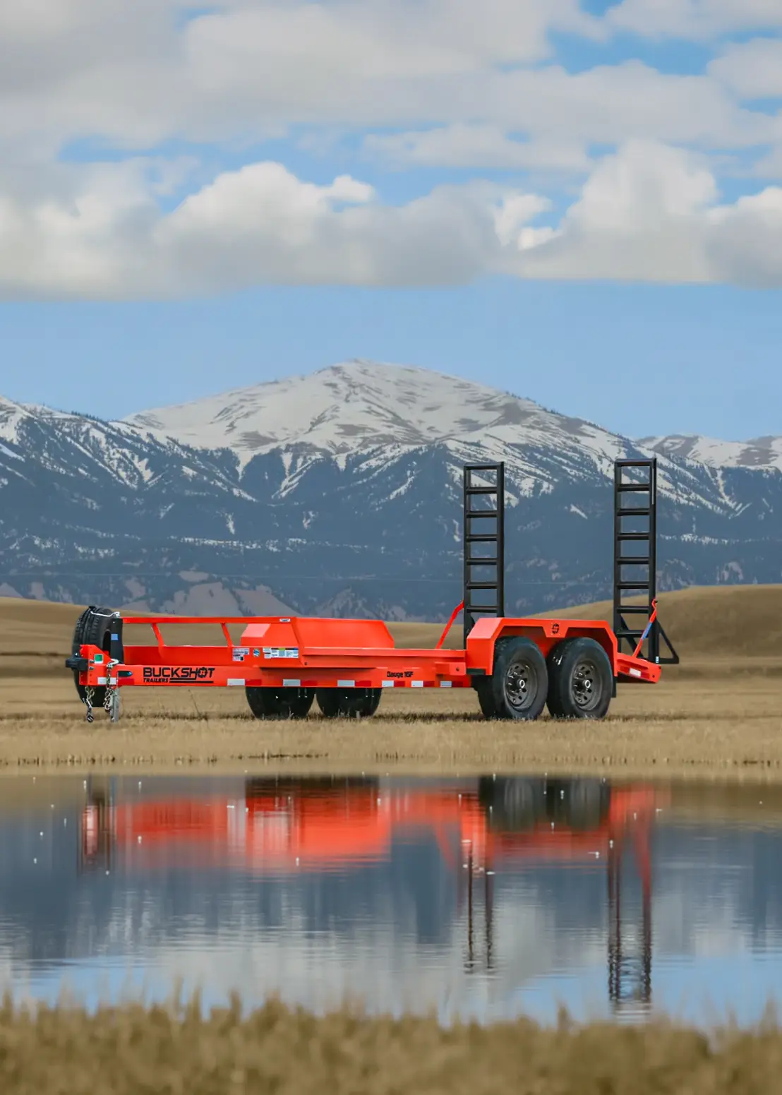 Buckshot GAUGE-F Series bumper pull equipment trailer with 7K axles