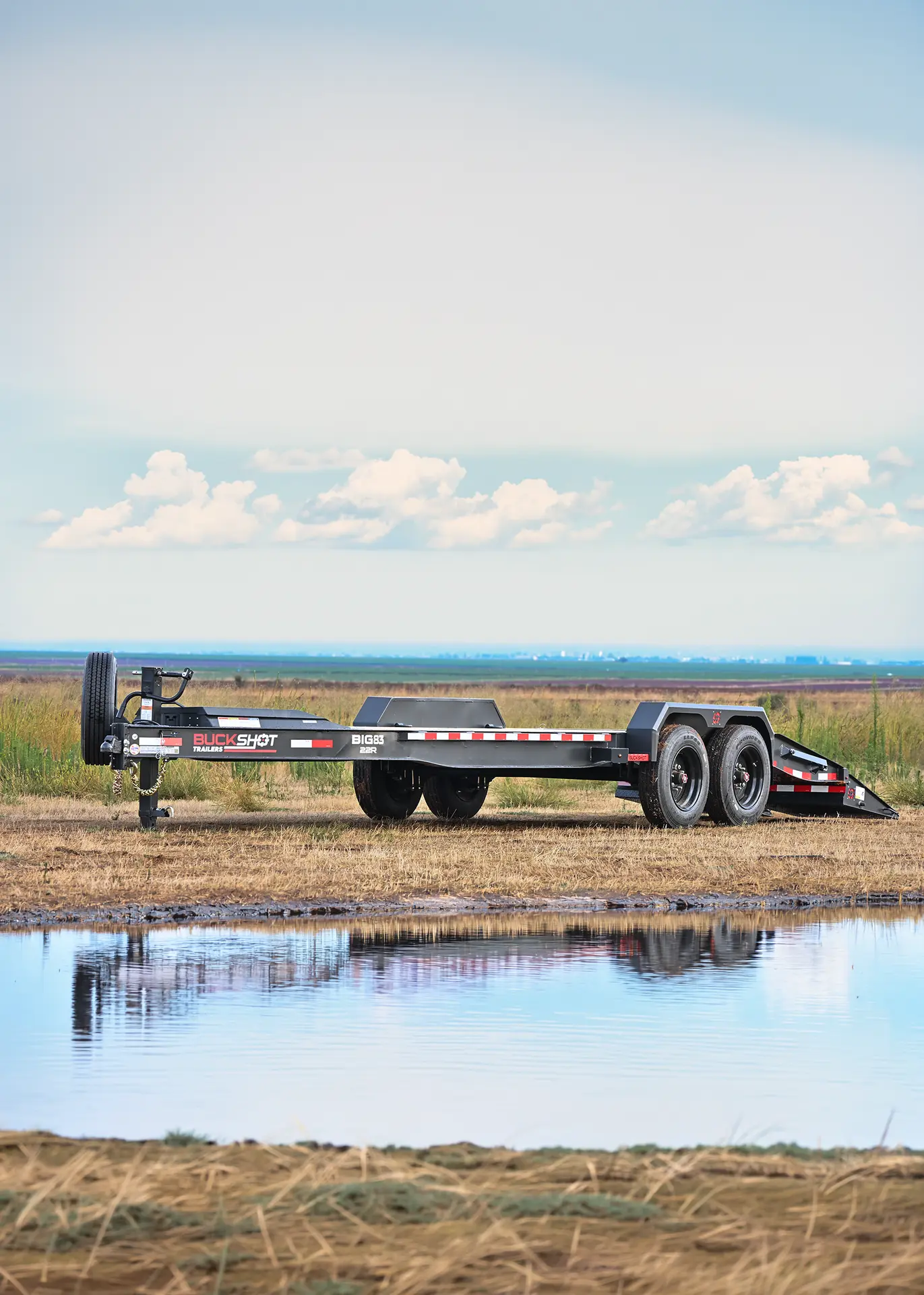 Buckshot BIG-83 Series bumper pull equipment trailer