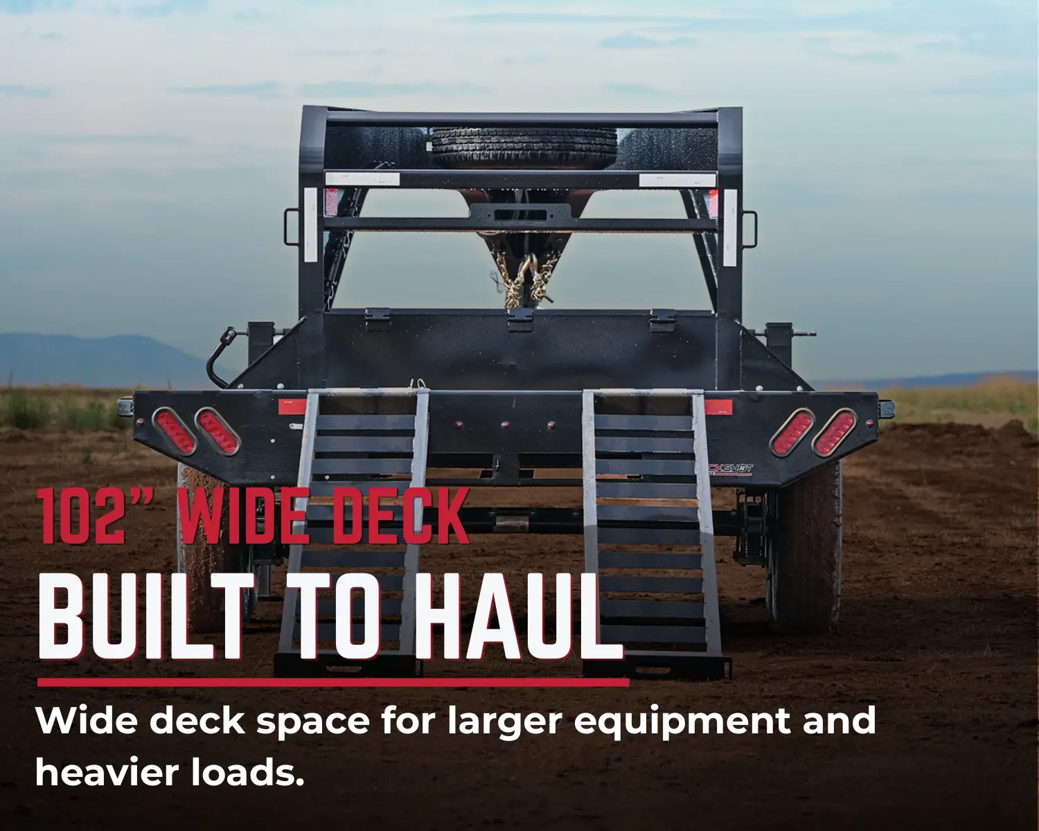 SINGLE BOLT deckover trailer construction detail