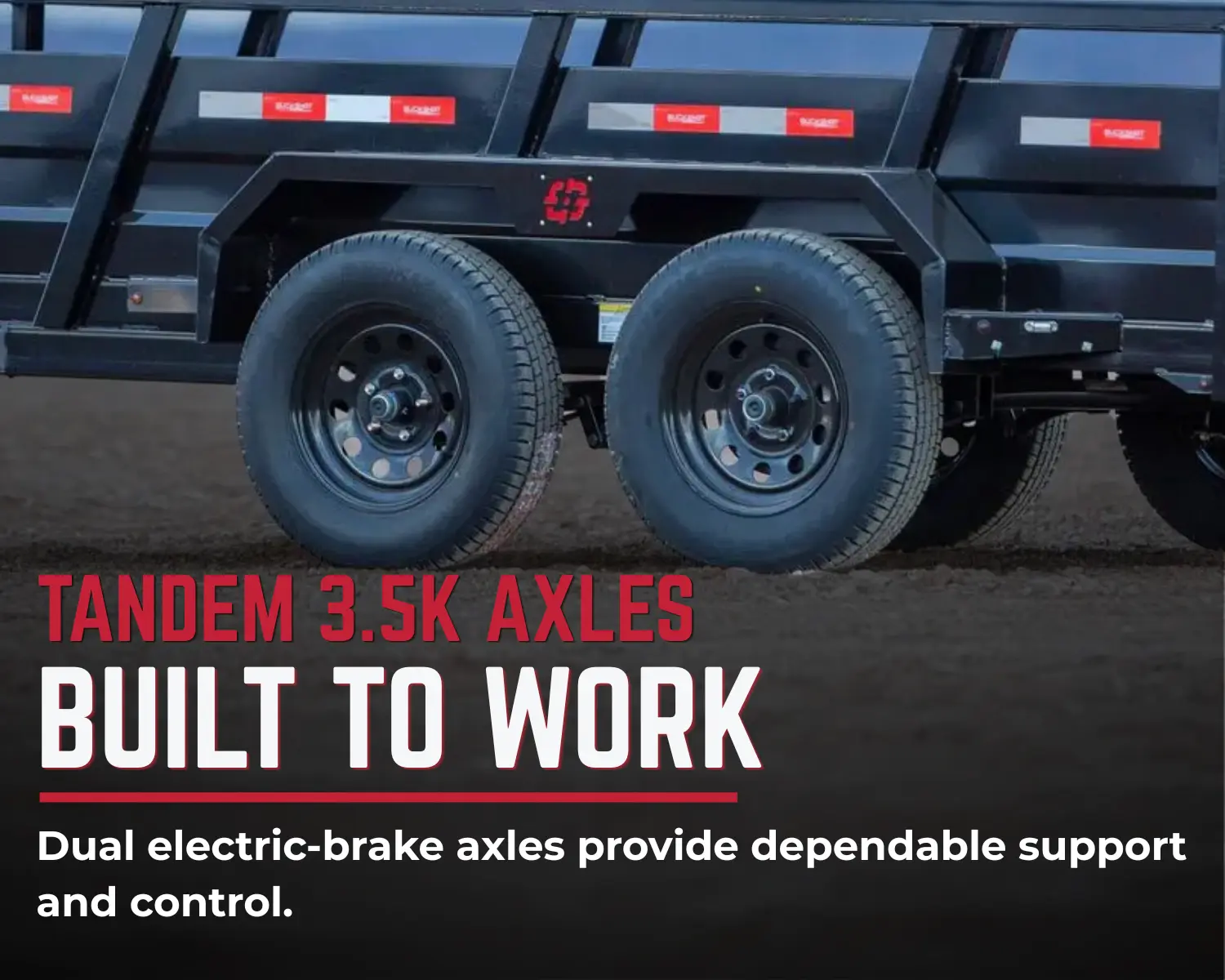 3L POINTER tandem axle and running gear detail