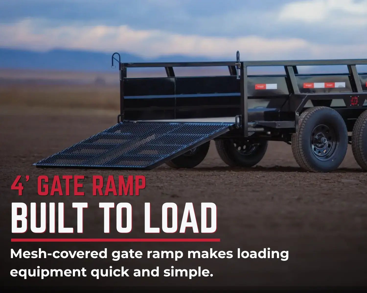 3L POINTER utility trailer product feature