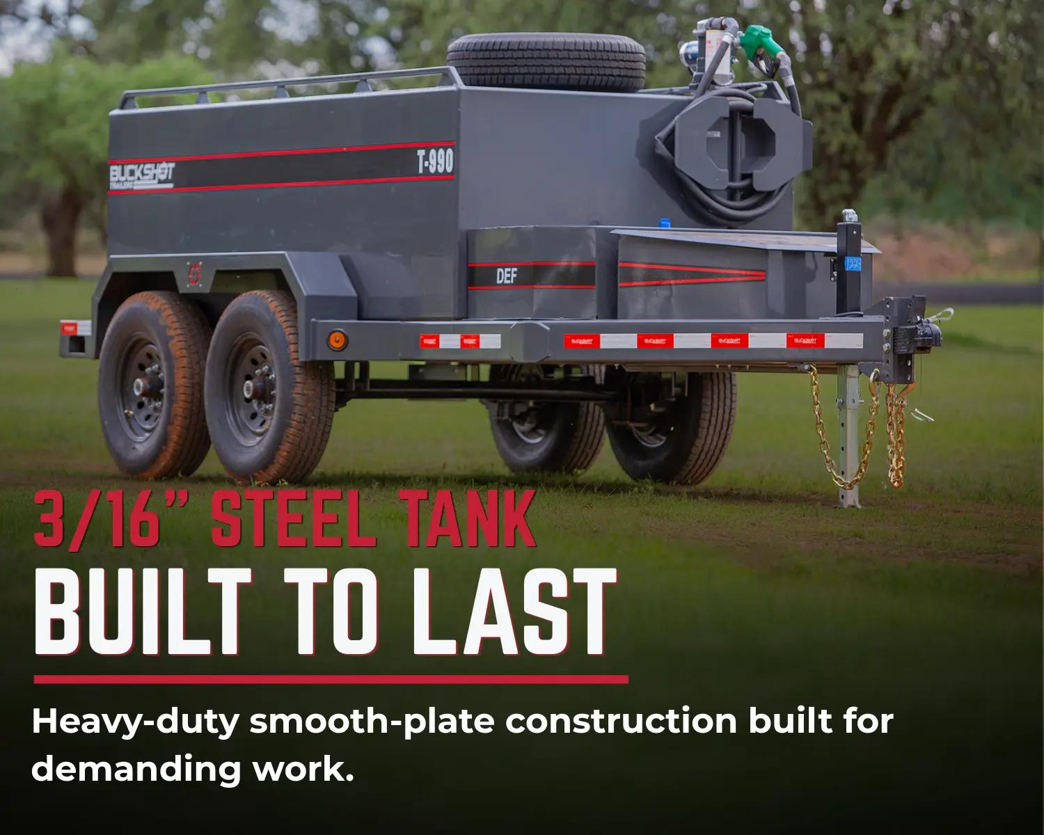 T-990 tandem 7K axle and running gear detail
