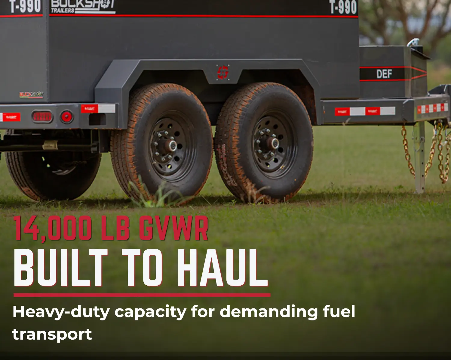 T-990 fuel trailer and 990-gallon tank