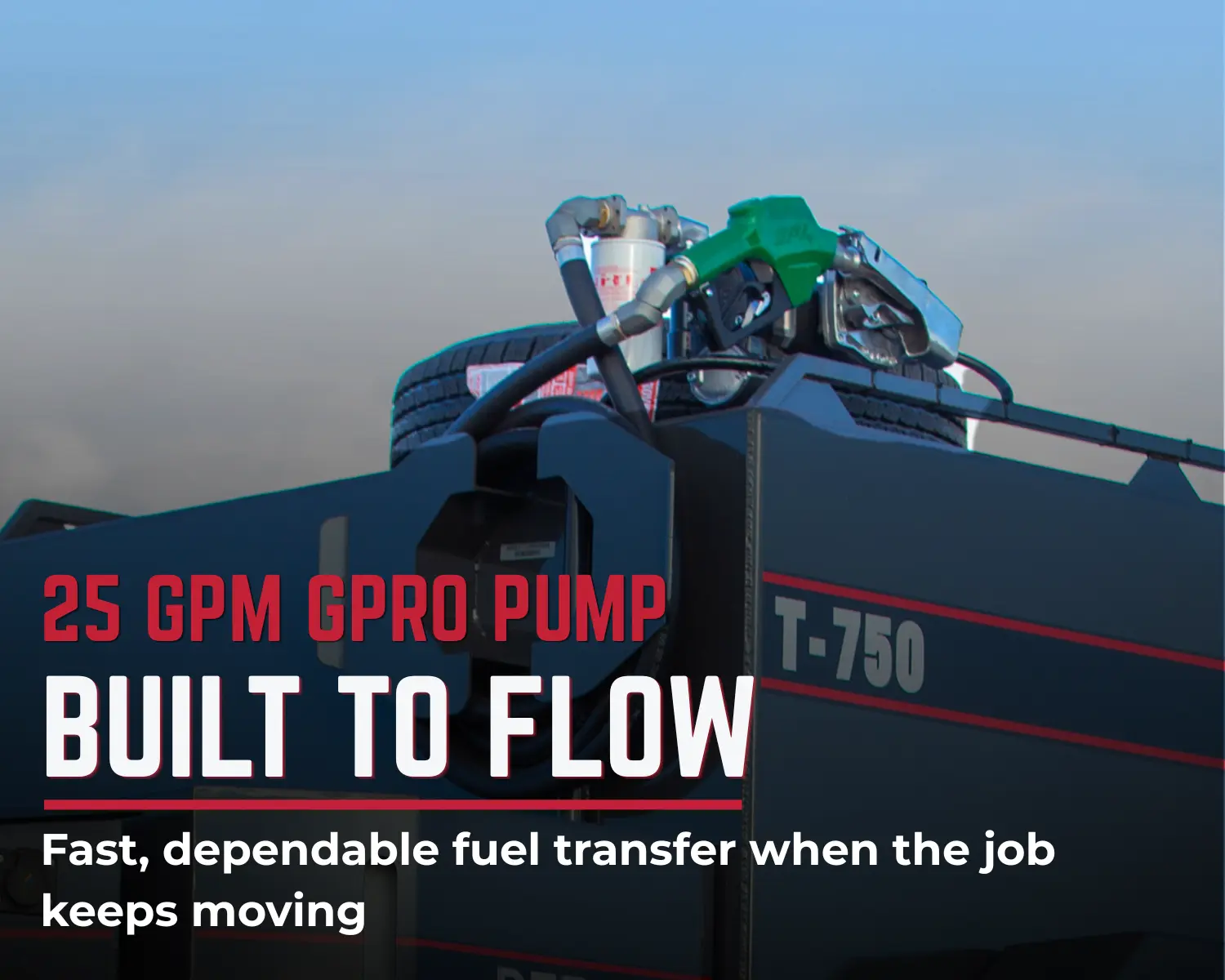 T-750 fuel dispensing equipment and tank detail