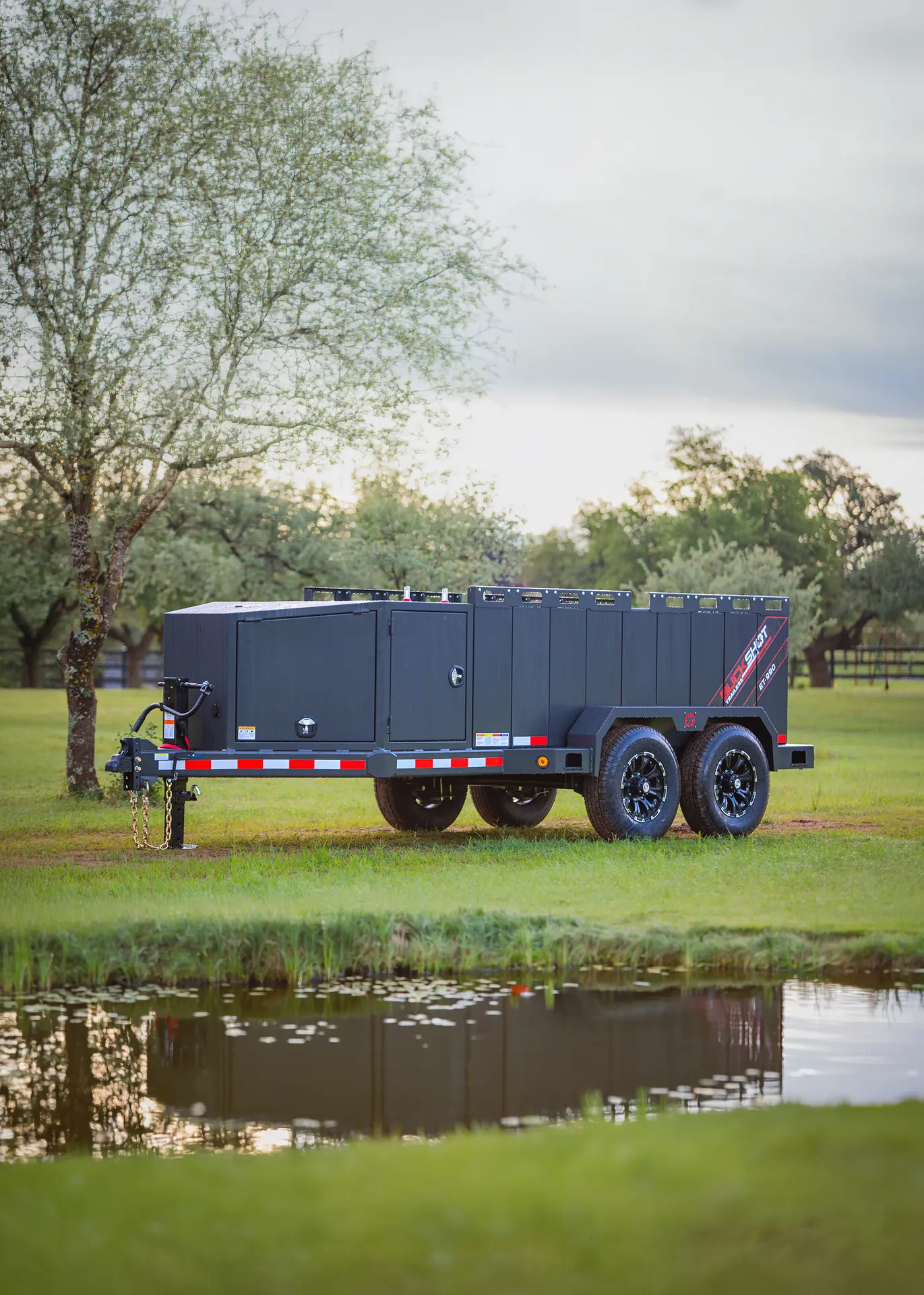 Buckshot MT-990 commercial bumper pull fuel trailer
