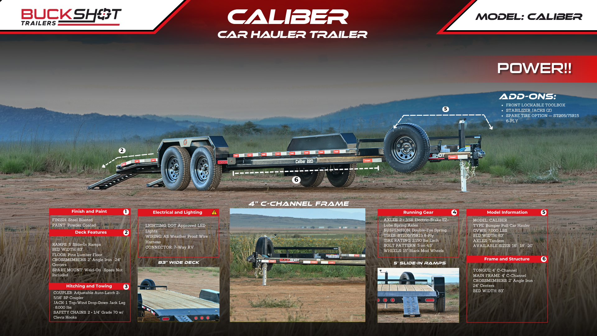 Buckshot Caliber Brochure Preview